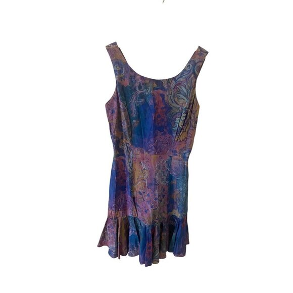 Knapp Studio Dresses & Skirts - Vintage Knapp Studio Women's Multi Color Sleeveless Mini Dress - 5